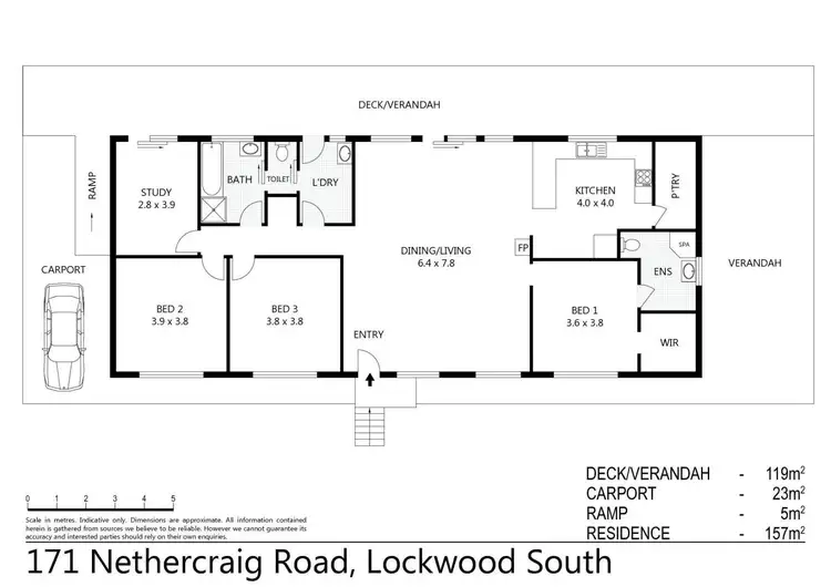 Floorplan of Homely house listing, 171 Nethercraig Road, Lockwood South VIC 3551