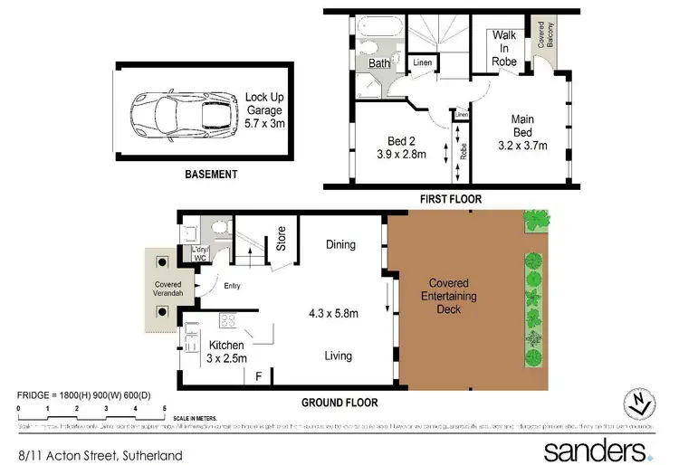 Floorplan of Homely townhouse listing, 8/11-17 Acton Street, Sutherland NSW 2232