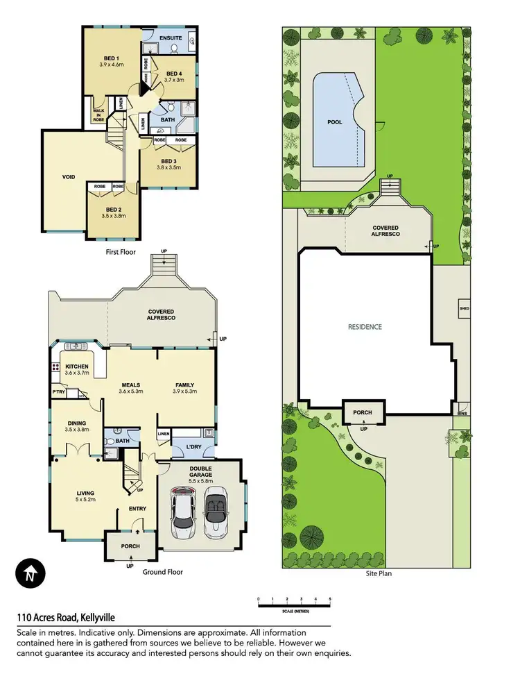 Floorplan of Homely house listing, 110 Acres Road, Kellyville NSW 2155