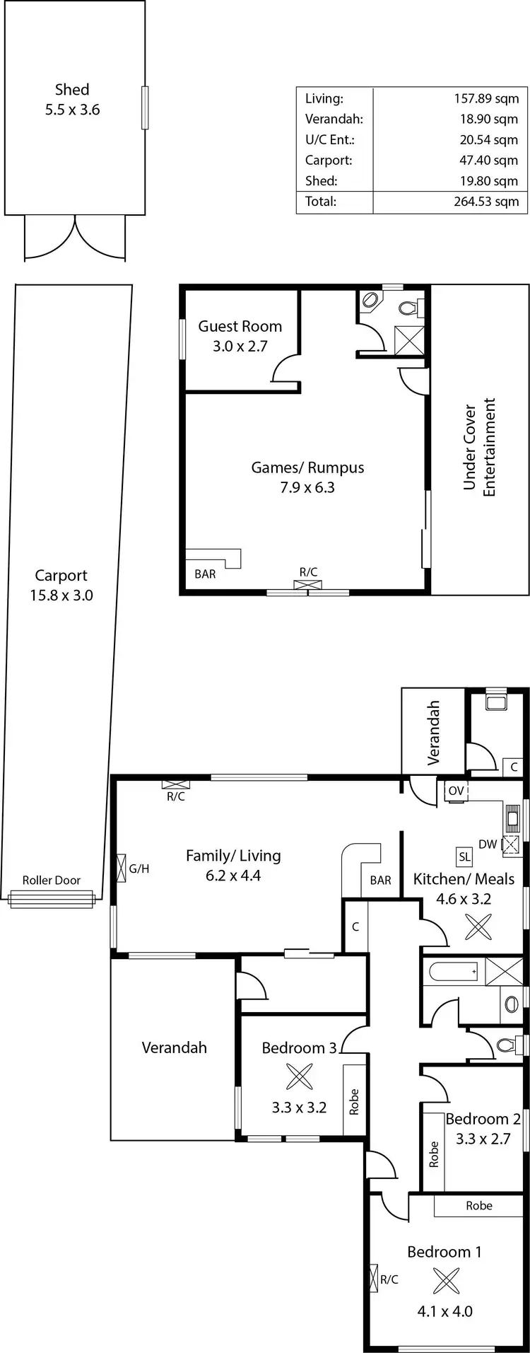 Floorplan of Homely house listing, 74 Tenth Avenue, Joslin SA 5070