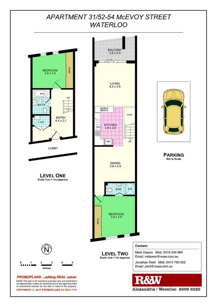 Floorplan of Homely apartment listing, 31/52-54 McEvoy Street, Waterloo NSW 2017