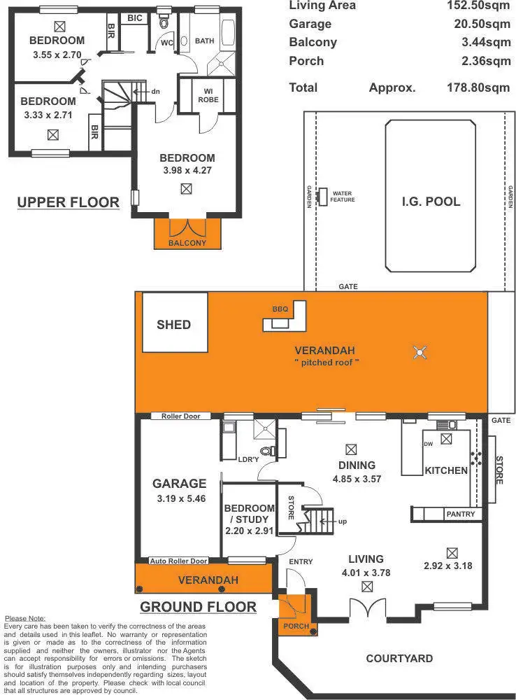 Floorplan of Homely house listing, 1 Kybunga Terrace, Largs North SA 5016