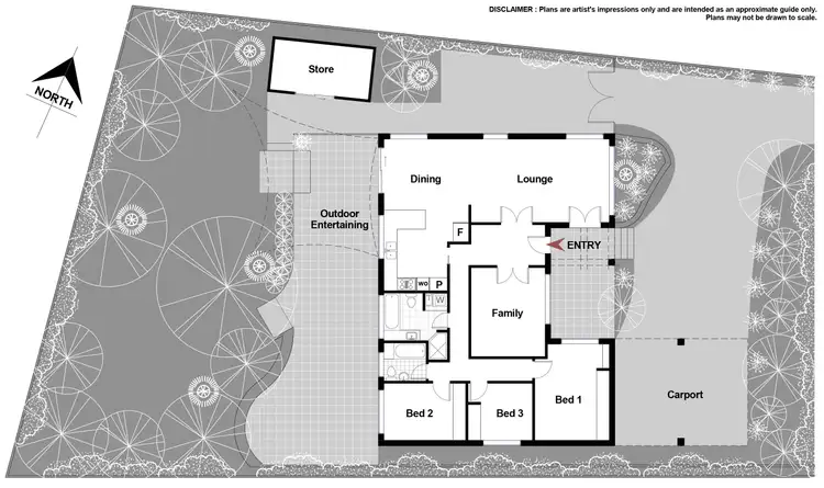 Floorplan of Homely house listing, 22 Norman Street, Deakin ACT 2600