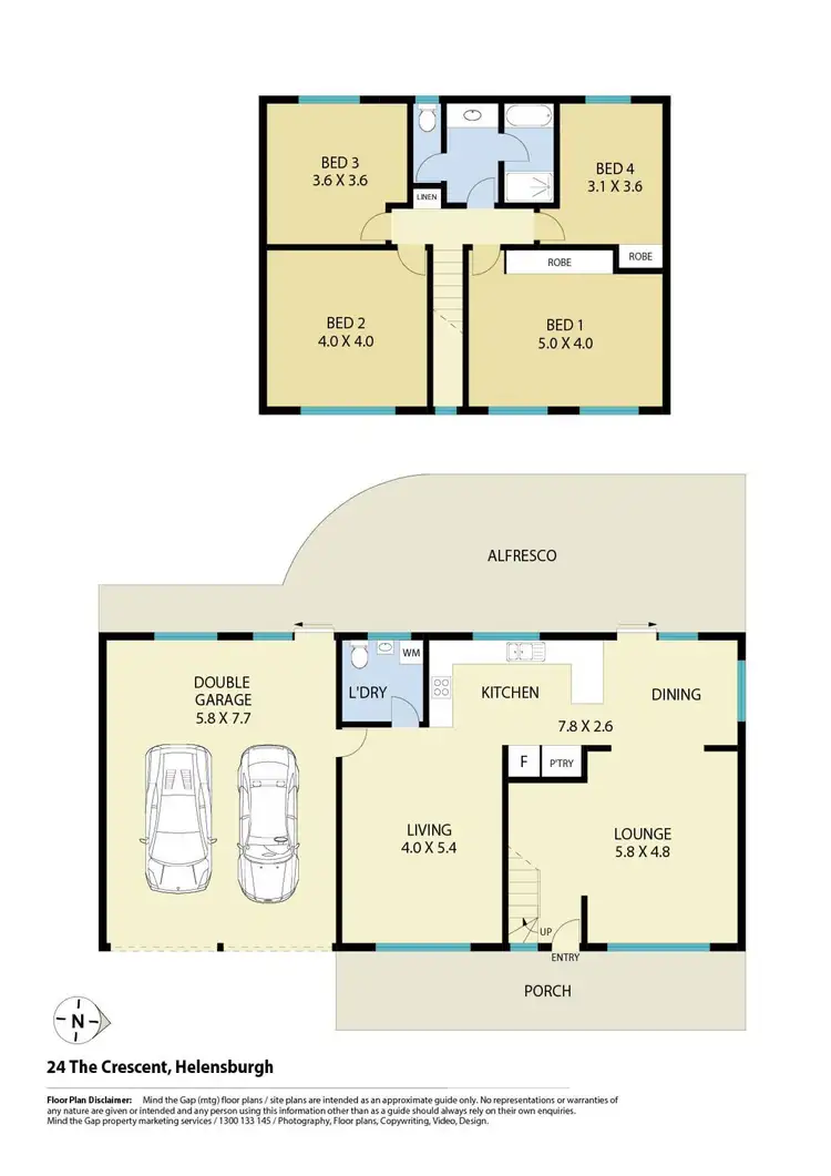 Floorplan of Homely house listing, 24 The Crescent, Helensburgh NSW 2508