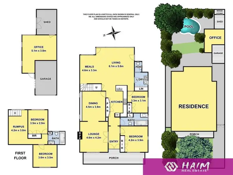 Floorplan of Homely house listing, 38 Woolcock Avenue, Kew East VIC 3102