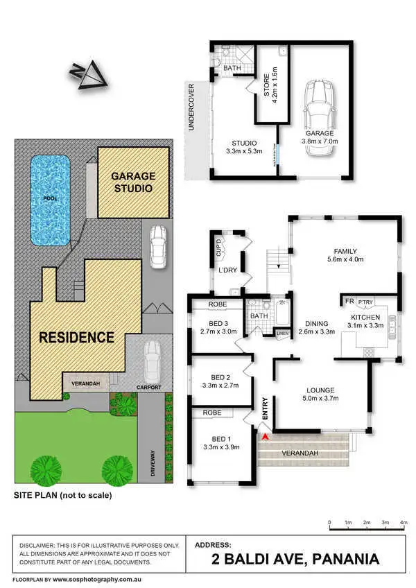 Floorplan of Homely house listing, 2 Baldi Avenue, Panania NSW 2213