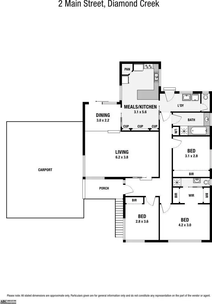 Floorplan of Homely house listing, 2 Main Street, Diamond Creek VIC 3089