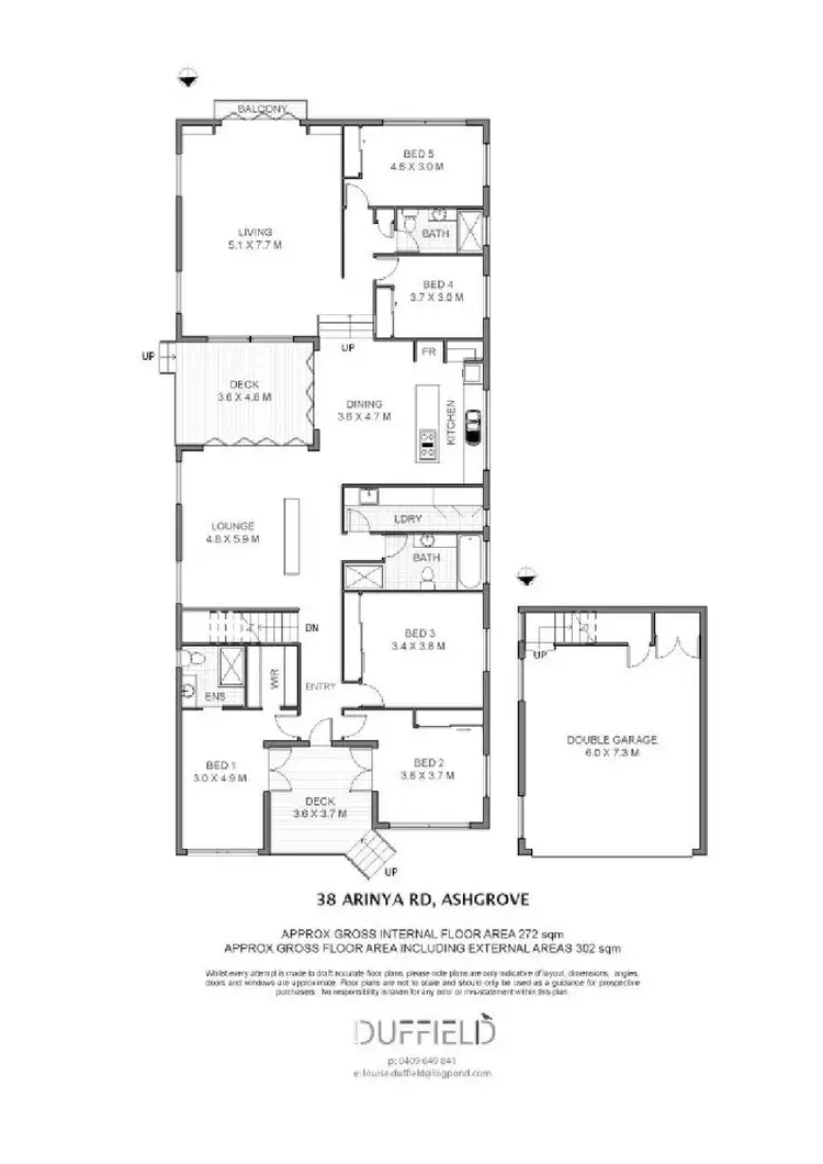 Floorplan of Homely house listing, 38 Arinya Road, Ashgrove QLD 4060