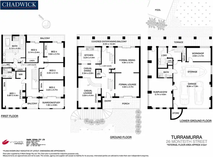 Floorplan of Homely house listing, 26 Monteith Street, Turramurra NSW 2074
