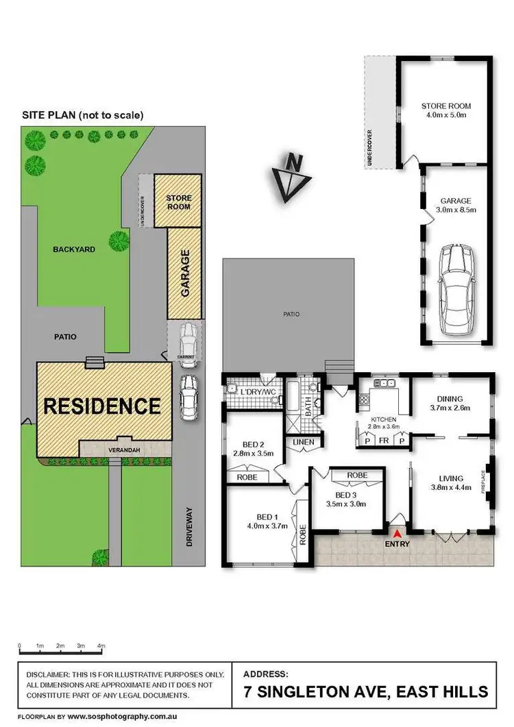 Floorplan of Homely house listing, 7 Singleton Avenue, East Hills NSW 2213