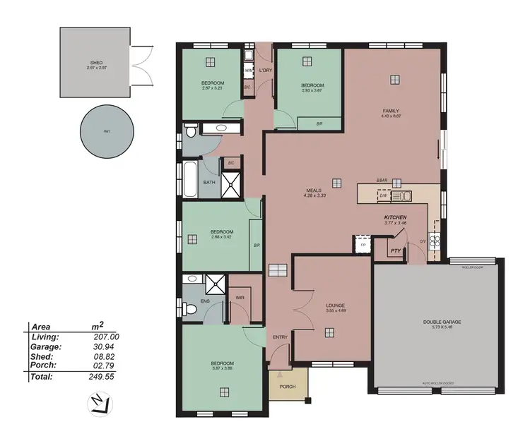 Floorplan of Homely house listing, 17 Hurling Drive, Mount Barker SA 5251