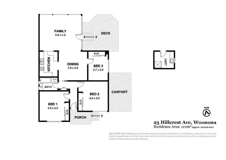 Floorplan of Homely house listing, 23 Hillcrest Avenue, Woonona NSW 2517