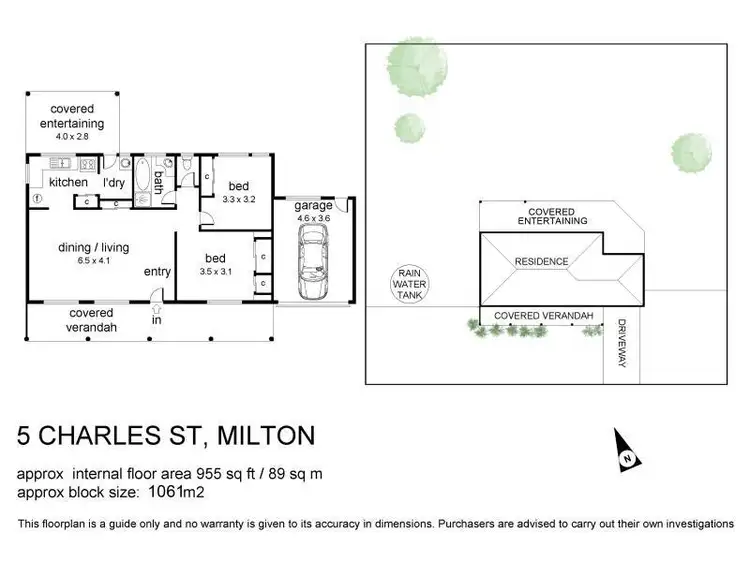 Floorplan of Homely house listing, 5 Charles Street, Milton NSW 2538