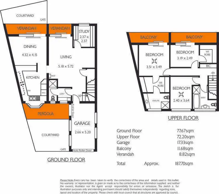 Floorplan of Homely townhouse listing, 24 Sandpiper Place, West Lakes Shore SA 5020