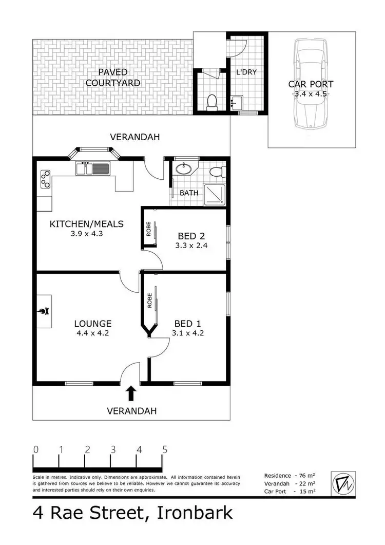 Floorplan of Homely house listing, 4 Rae Street, Ironbark VIC 3550