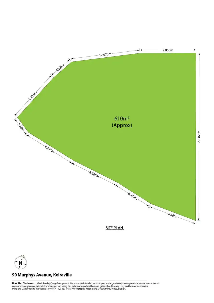 Floorplan of Homely land listing, 90 Murphys Avenue, Keiraville NSW 2500