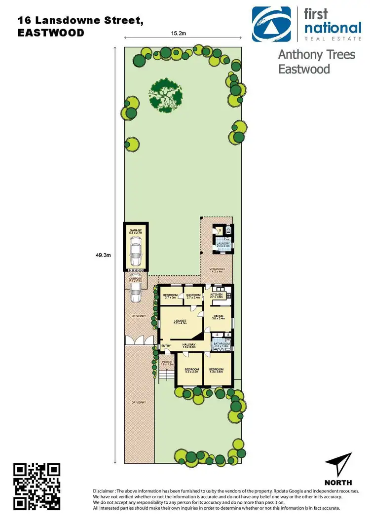 Floorplan of Homely house listing, 16 Lansdowne Street, Eastwood NSW 2122