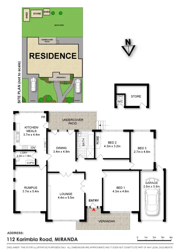 Floorplan of Homely house listing, 112 Karimbla Road, Miranda NSW 2228