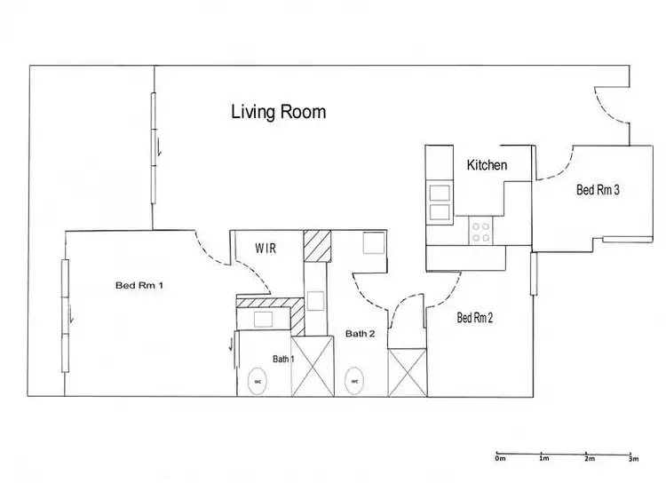 Floorplan of Homely unit listing, 9/284 Vulture Street, Kangaroo Point QLD 4169