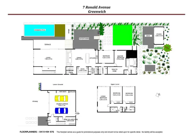 Floorplan of Homely house listing, 7 Ronald Avenue, Greenwich NSW 2065