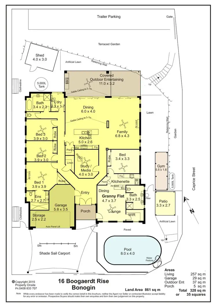 Floorplan of Homely house listing, 16 Boogaerdt Rise, Bonogin QLD 4213