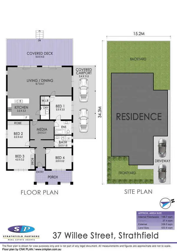 Floorplan of Homely house listing, 37 Willee Street, Strathfield NSW 2135