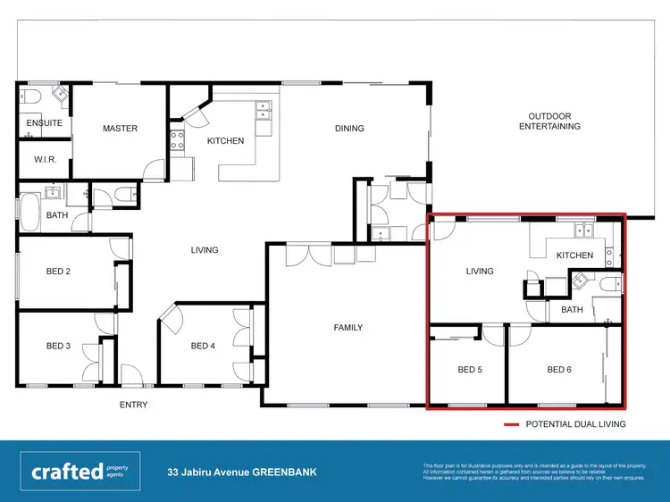 Floorplan of Homely house listing, 33-35 Jabiru Avenue, Greenbank QLD 4124