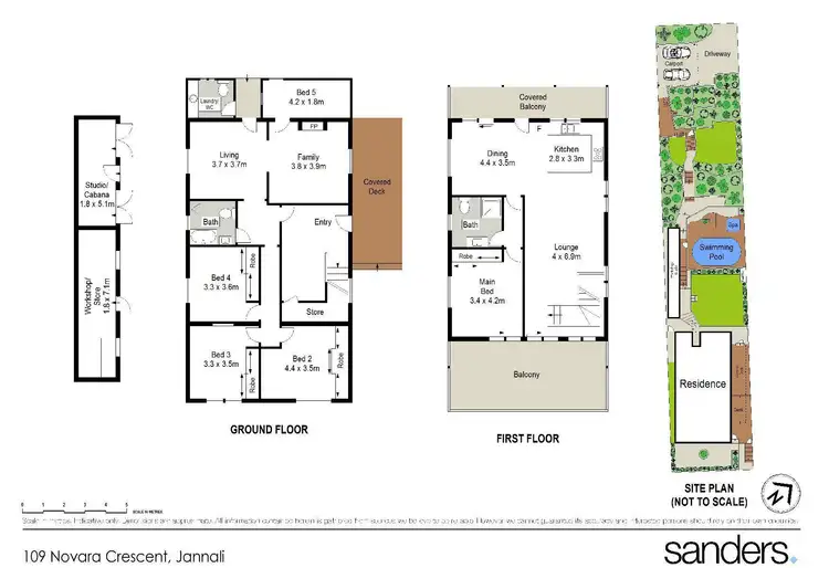 Floorplan of Homely house listing, 109 Novara Crescent, Como NSW 2226
