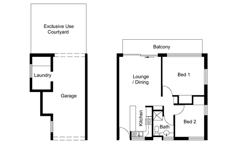 Floorplan of Homely unit listing, 3/85 Indooroopilly Road, Taringa QLD 4068