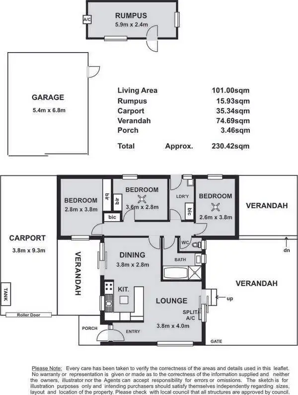 Floorplan of Homely house listing, 3 Kelvin Road, Ingle Farm SA 5098