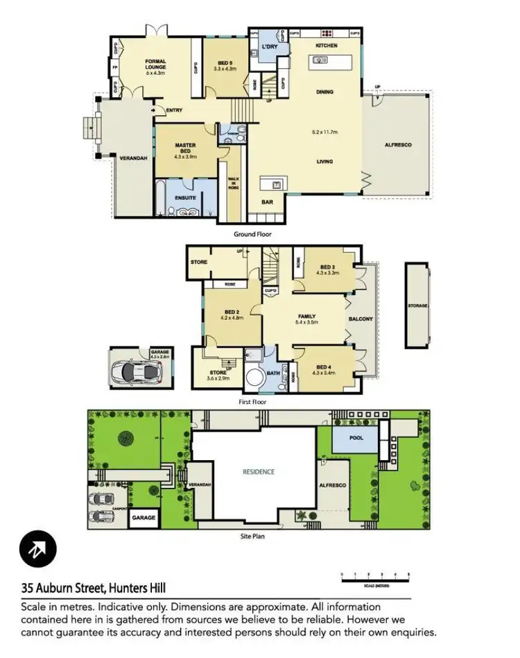 Floorplan of Homely house listing, 35 Auburn Street, Hunters Hill NSW 2110