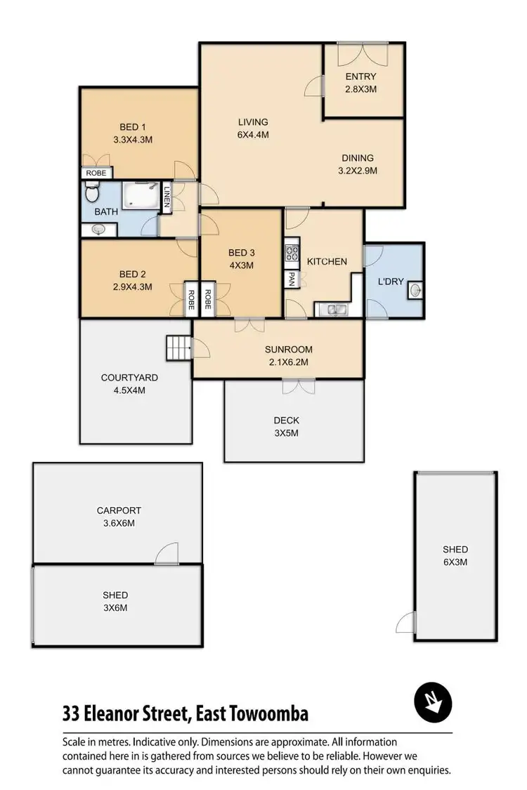 Floorplan of Homely house listing, 33 Eleanor Street, East Toowoomba QLD 4350