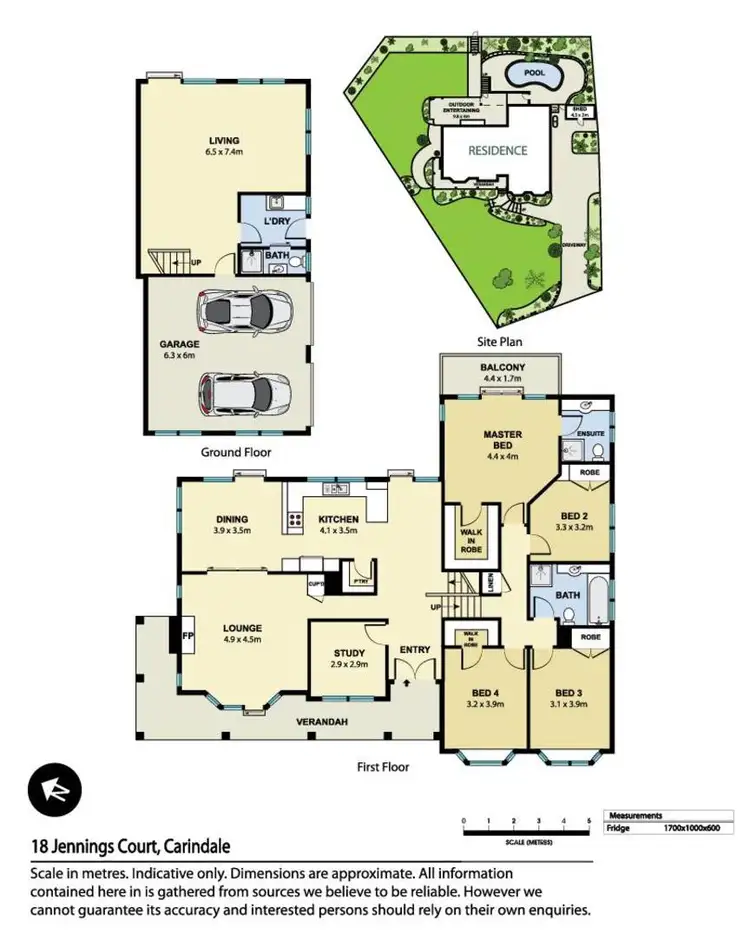 Floorplan of Homely house listing, 18 Jennings Court, Carindale QLD 4152