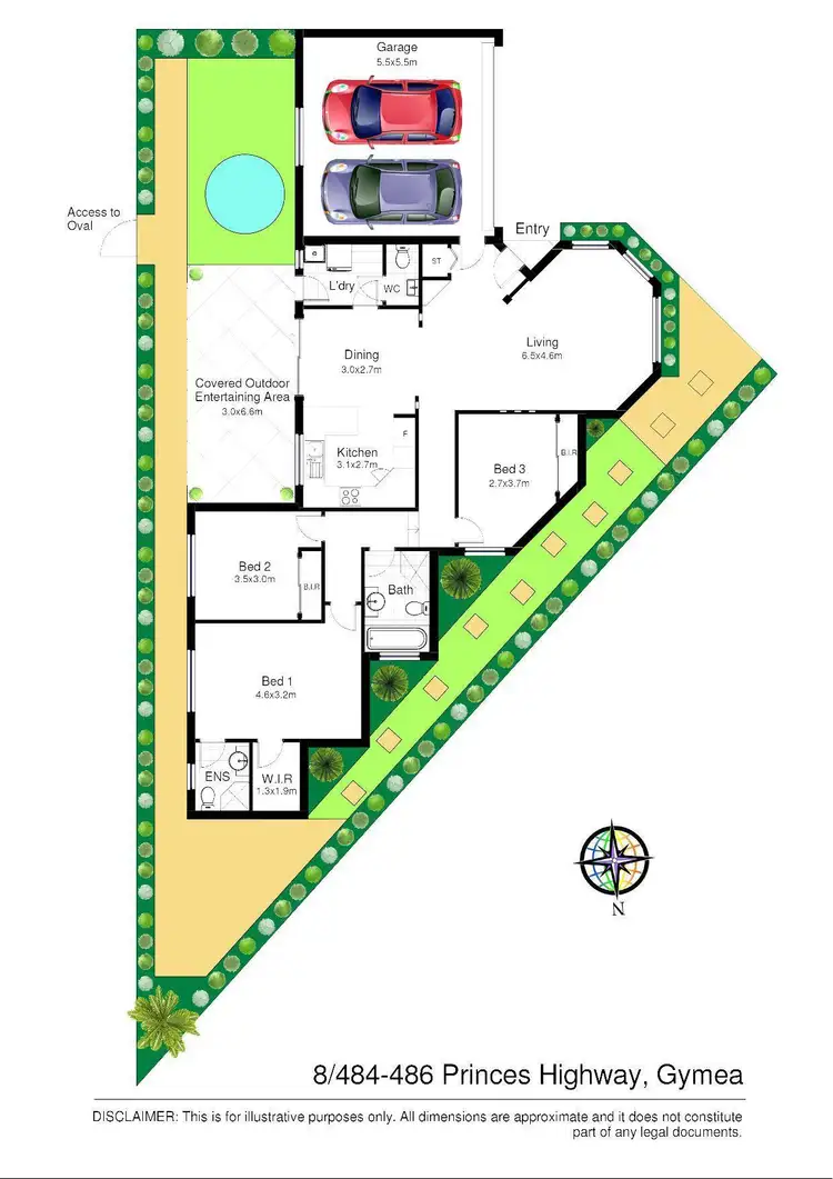 Floorplan of Homely villa listing, 8/484-486 Princes Highway, Gymea NSW 2227