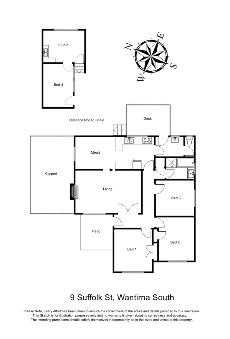 Floorplan of Homely house listing, 9 Suffolk Street, Wantirna South VIC 3152