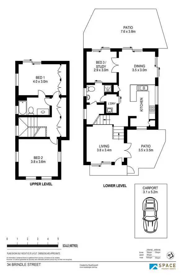 Floorplan of Homely house listing, 34 Brindle Street, Paddington QLD 4064