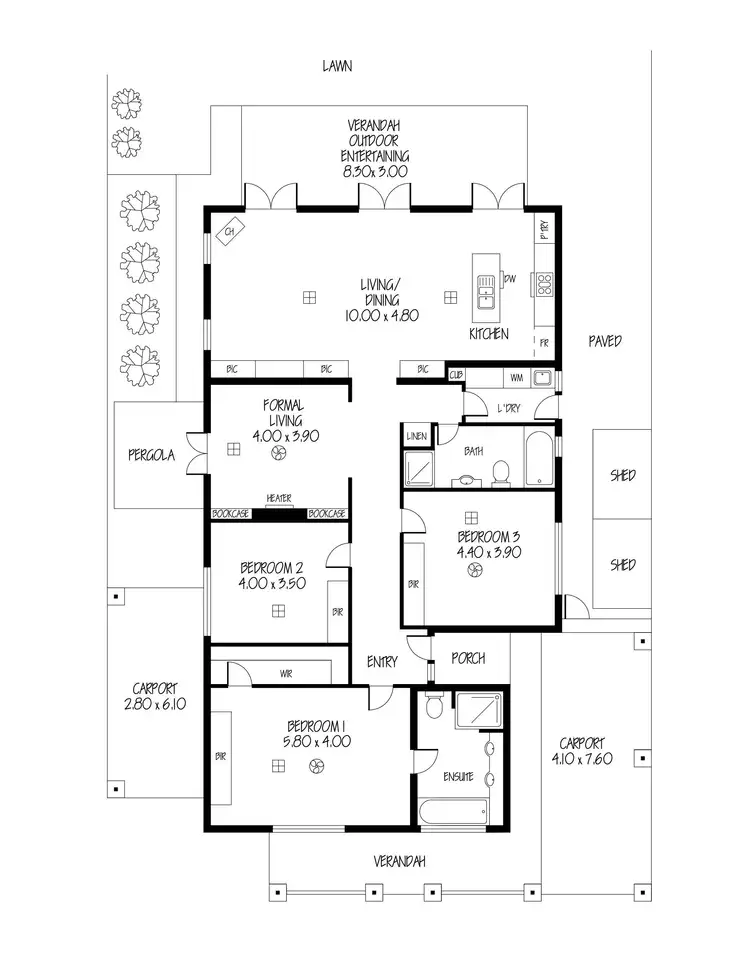 Floorplan of Homely house listing, 4 Gardiner Avenue, St Morris SA 5068