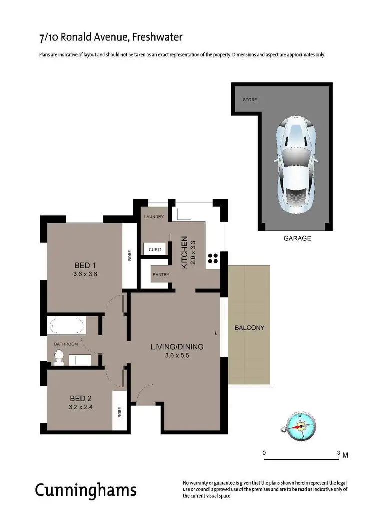 Floorplan of Homely apartment listing, 7/10 Ronald Avenue, Freshwater NSW 2096