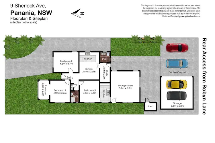 Floorplan of Homely house listing, 9 Sherlock Avenue, Panania NSW 2213