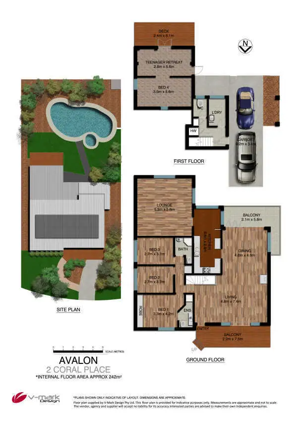 Floorplan of Homely house listing, 2 Coral Close, Avalon NSW 2107