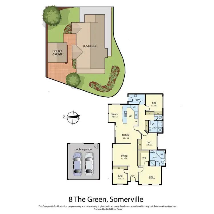 Floorplan of Homely house listing, 8 The Green, Somerville VIC 3912