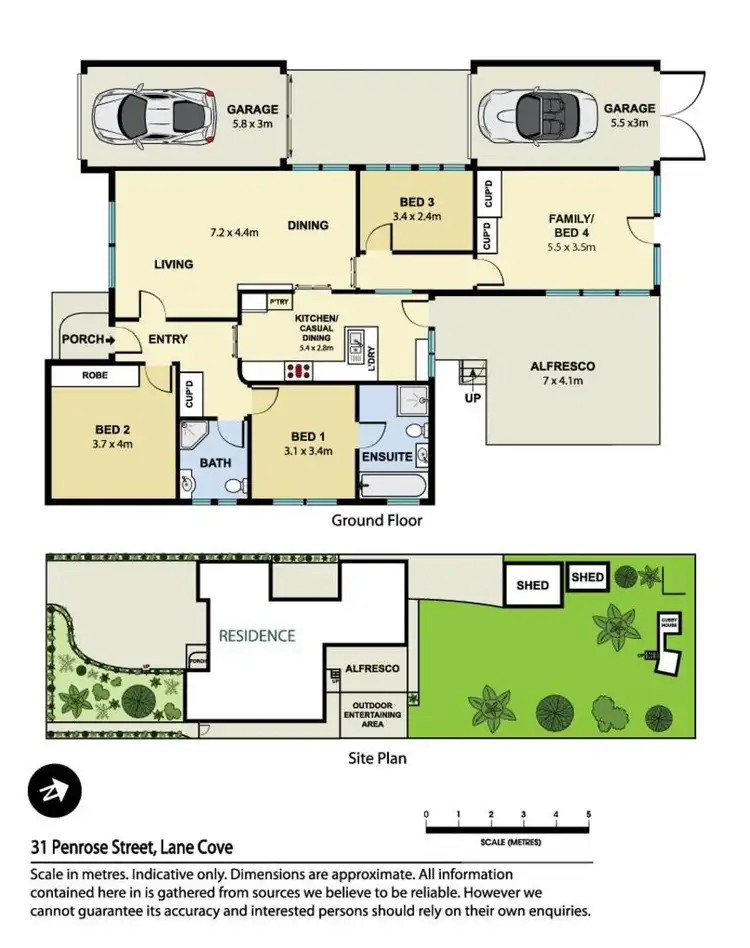 Floorplan of Homely house listing, 31 Penrose Street, Lane Cove NSW 2066