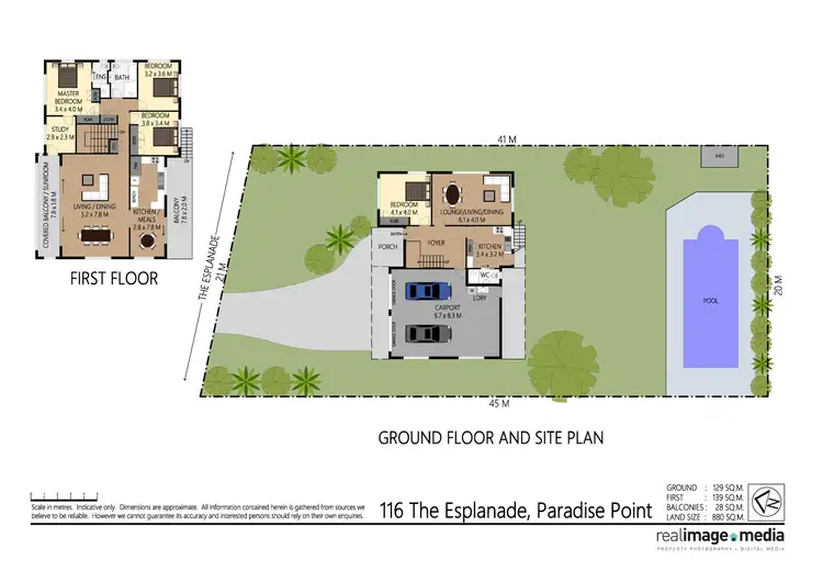 Floorplan of Homely house listing, 116 The Esplanade, Paradise Point QLD 4216