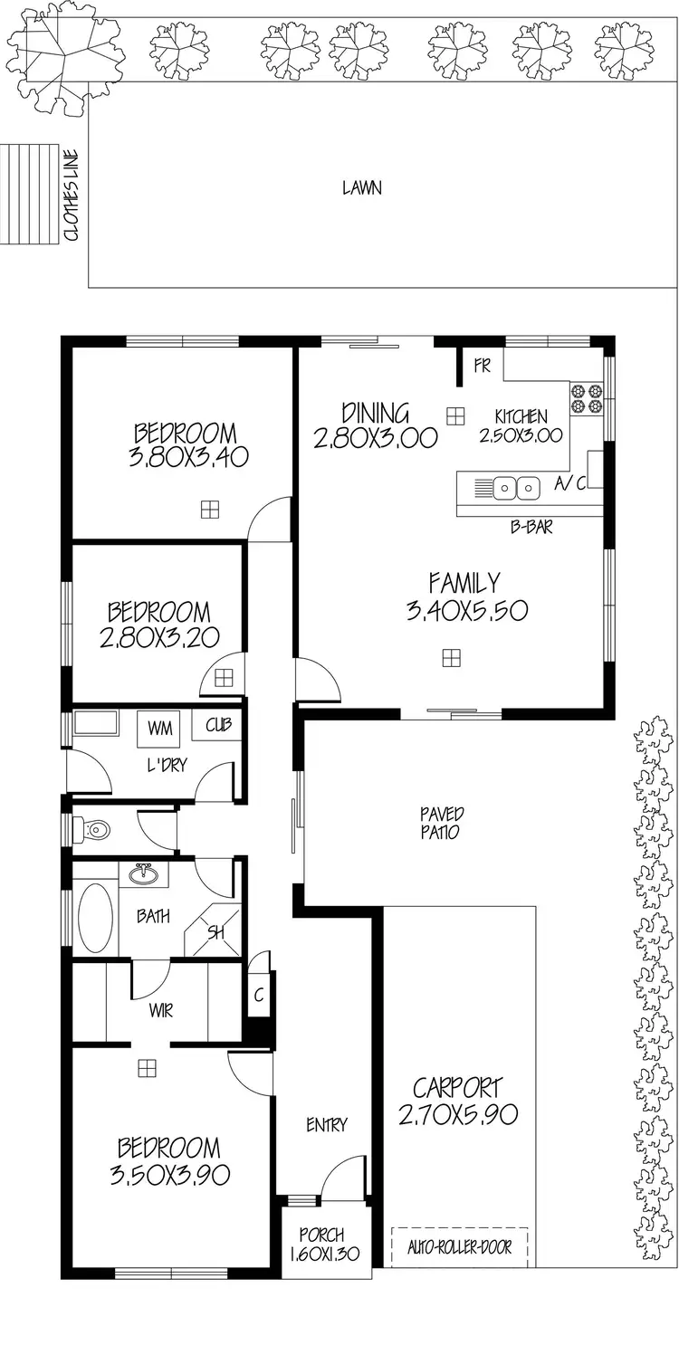 Floorplan of Homely house listing, 4/27A East Street, Hectorville SA 5073
