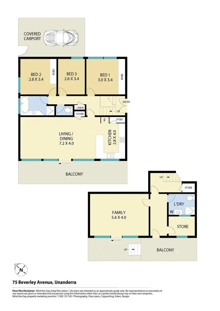 Floorplan of Homely house listing, 75 Beverley Avenue, Unanderra NSW 2526