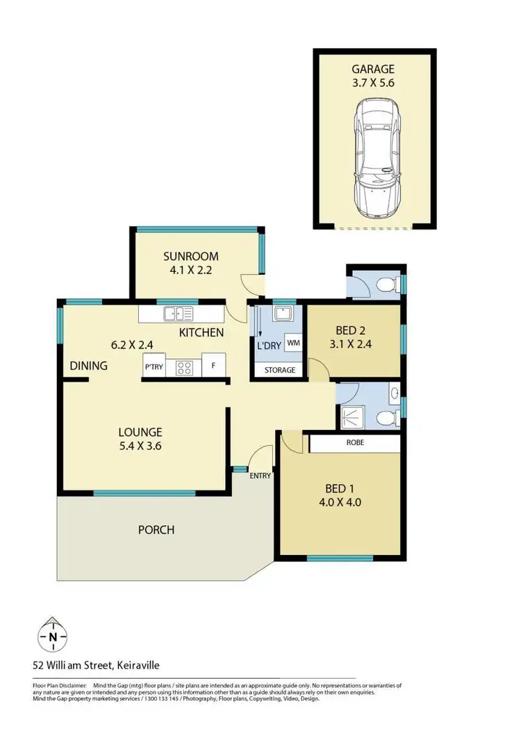Floorplan of Homely house listing, 52 William Street, Keiraville NSW 2500