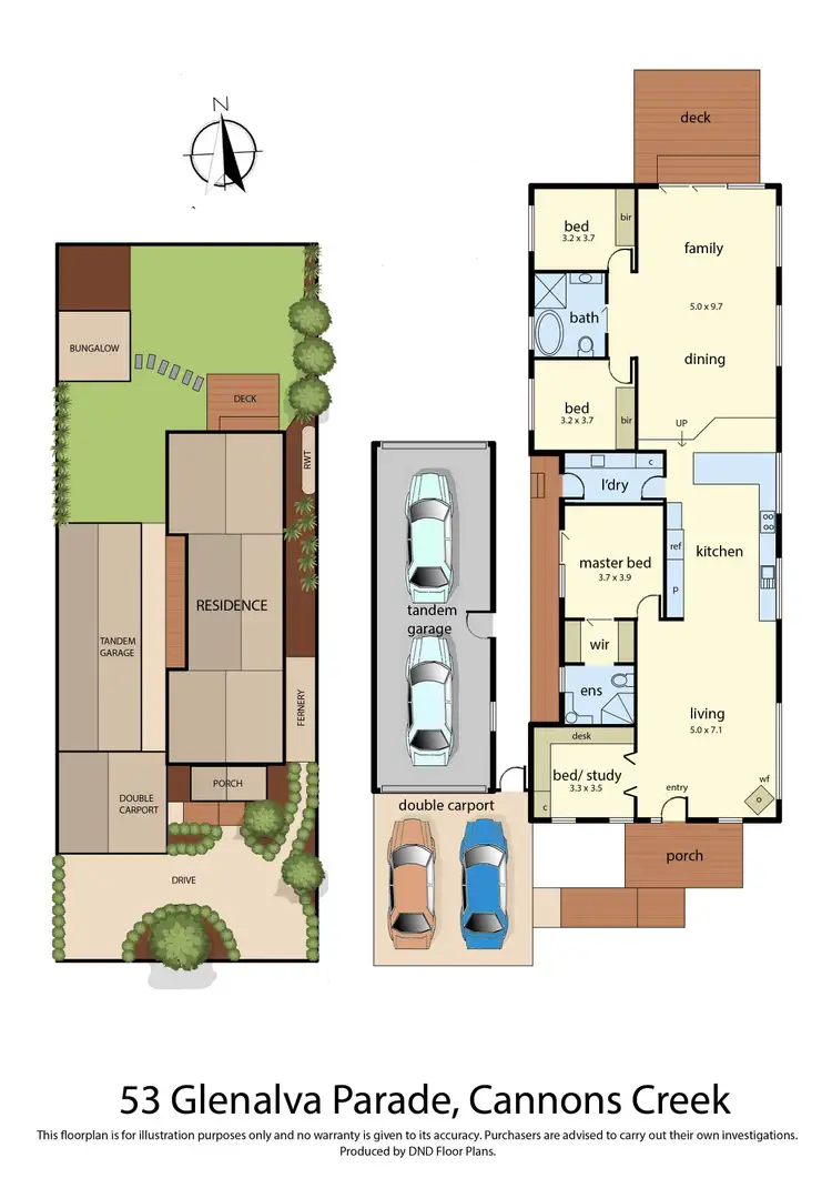 Floorplan of Homely house listing, 53 Glenalva Parade, Cannons Creek VIC 3977