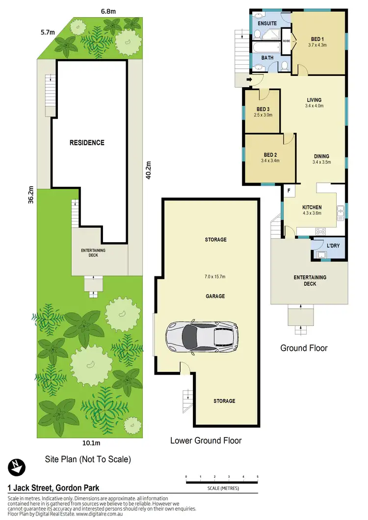 Floorplan of Homely house listing, 1 Jack Street, Gordon Park QLD 4031