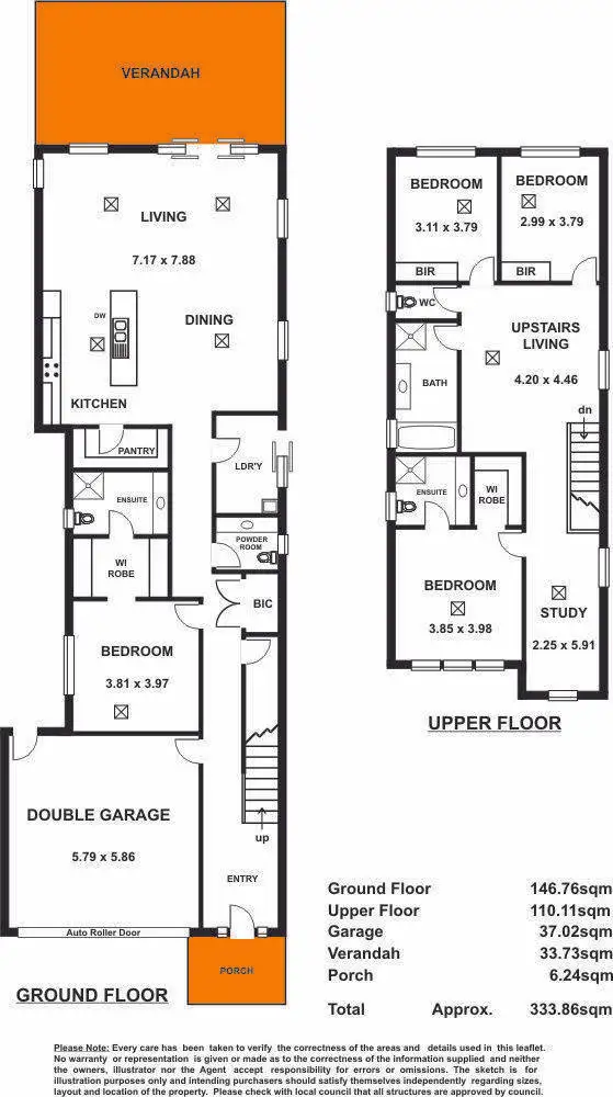 Floorplan of Homely house listing, 26 Madeline Crescent, Fulham Gardens SA 5024