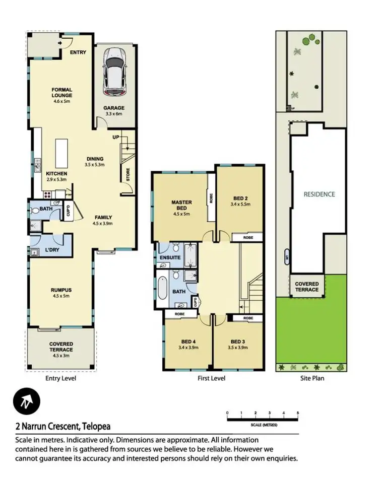 Floorplan of Homely house listing, 2 Narrun Crescent, Dundas NSW 2117